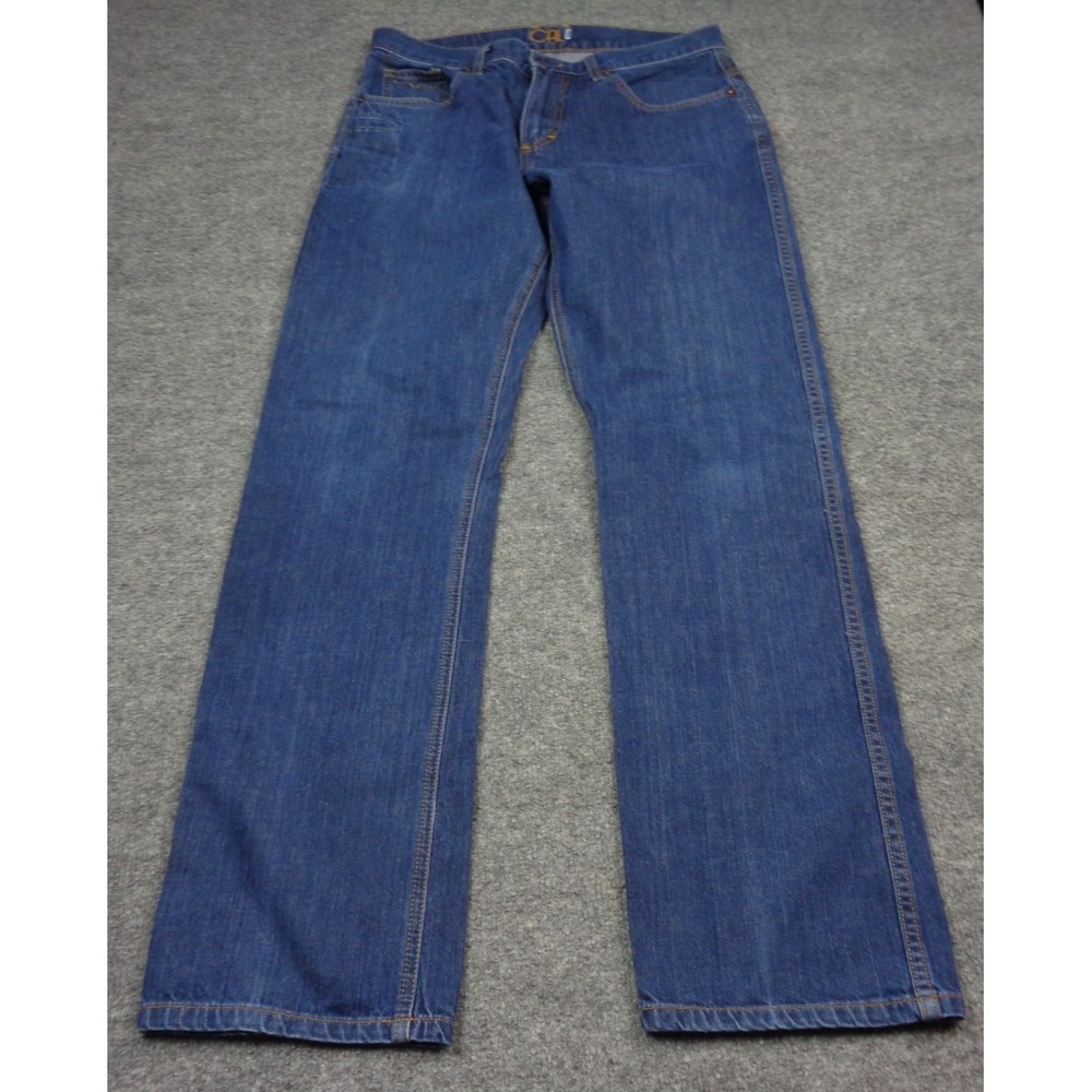 Kimes Ranch Cal Mens Jeans 32x32 Blue Straight Leg Western Denim Made USA